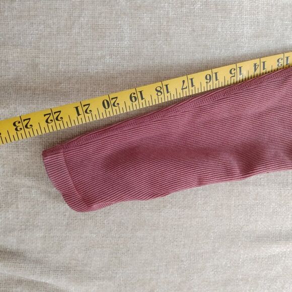 Free People Movement Good Karma Ribbed Leggings Rose XS/S - Picture 5 of 7